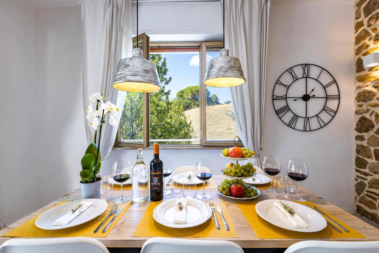 Villa Cesarina Amazing Villa With Private Pool In The Tuscan Hills 卡萨莱马里蒂莫 外观 照片